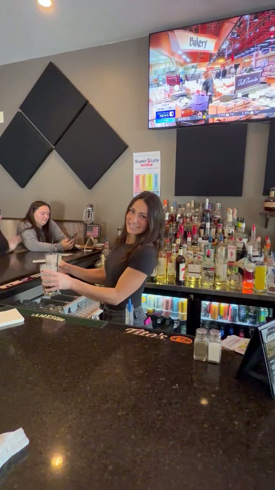 A warm welcome at the Pub 235 bar